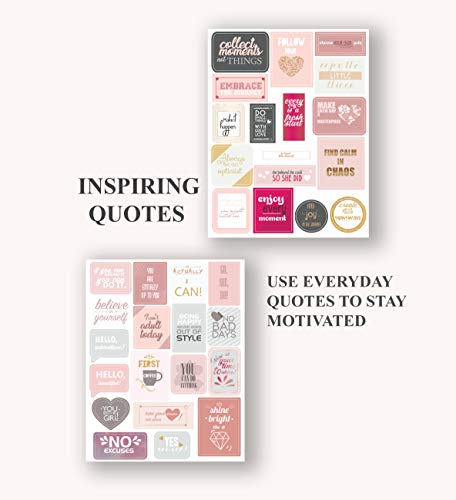 Lamare Productivity Planner Stickers for Women – for School, Work, Office - style: Productivity Stickers
