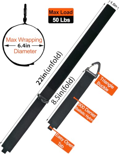 ZTSXLLIM Extension Cord Holder Organizer(4 Pack XL), Hose Hanger for Garage Organization and Storage, 16-Inch Heavy Duty Storage Straps, Garage Gadgets for Men - size: XL