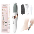 LQT® Electric Foot File – Rechargeable Callus Remover for Hard, Cracked Skin – At-Home Pedicure Kit for Smooth Feet (Men & Women) (White) - style: White