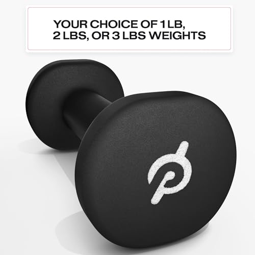 Peloton Light Weights | Set of Two Sweat-Proof Weights with Non-Slip Grip, Designed to Fit in The Back of Peloton Bike and Bike+ - size: 2 lb