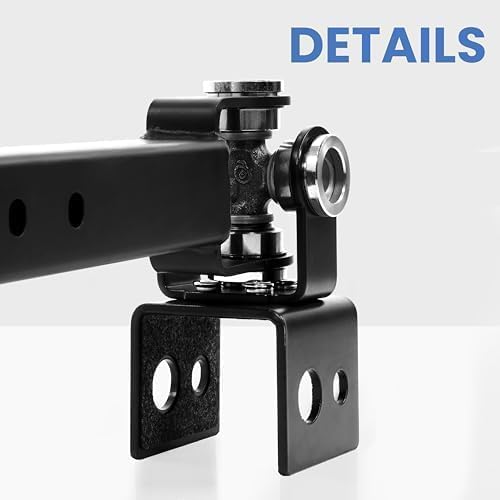Fitvids Upgraded Adjustable Jammer Arms, Lever Arms, Monolift Attachments Rated 600 LB Per Arm, Fits Racks at All Post Sizes and Hole Sizes, Pair - style: 2nd JAMMERARMS