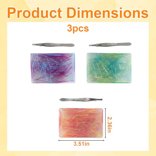 Picky Pad, 3 Pcs Sensory Fidget for Adults, Picky Pads Sensory Fidget Tools for Stress Relief, Reusable Pimple Popping Fidget Pad for Focus and Relaxation