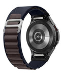 One Click Alpine Loop Bands Compatible with Samsung Galaxy Watch 7 Band/Galaxy Watch 6 4 5 FE Band 40mm 44mm/Watch 6 4 Classic 47mm 43mm 42mm 46mm/5 Pro 45mm, 20mm No Gap Nylon Sport Strap for Men - color: 10#Indigo