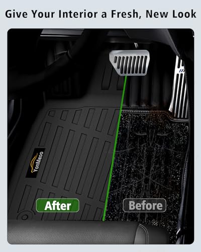Floor Mats Custom for Subaru Outback 2026 All Weather TPE Rubber Protection 1st and 2nd Row Anti-Slip Floor Liners for Outback 2026 Accessories, Black - size: For Subaru Outback 2026