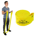 CanDo Multi-Grip 6 Foot Exercise Resistance Band with Hand/Foot Loops for Total Body Workouts, Training, Rehab, Stretching and Therapy - style: X-Light