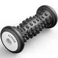 BESKAR Foot Massage Roller for Plantar Fasciitis Relief, Portable Reflexology Tool Pressure Point Massage Rollers, Deep Tissue Massages for Relieving Feet Arch Heel Pain, Myofascial Pain Syndrome - color: Carbon Black