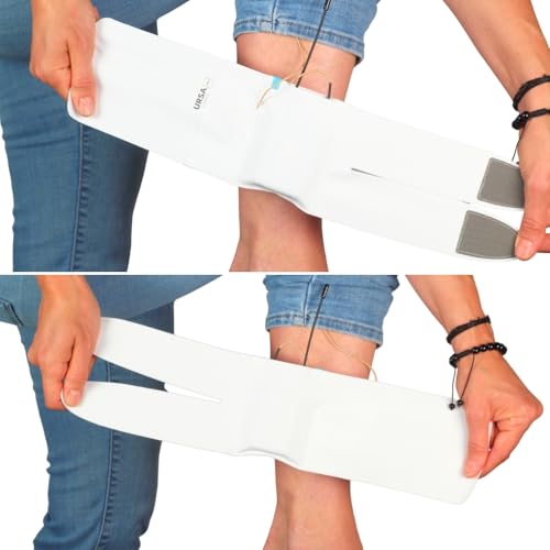 URSA Ankle Straps: Low-Profile, Soft, Stretchy & Breathable Transmitter Straps for Location Sound, Theatre, Wedding Shoots & More (White, Ankle) - color: White, size: Ankle