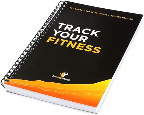 NewMe Fitness Journal for Women & Men, Food & Workout Journal, Planner Log Book to Track Weight Loss, Muscle Gain, Home Gym Exercise, Bodybuilding Progress, Daily Nutrition & Personal Health Tracker - style: Fitness