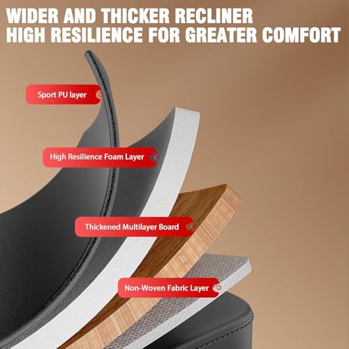 ALSO GO Adjustable Weight Bench, Workout Benches with Leg Extension, Foldable Incline Decline Bench Press, Roman Chair, Full Body Strength Training Equipment for Home Gym - color: Black