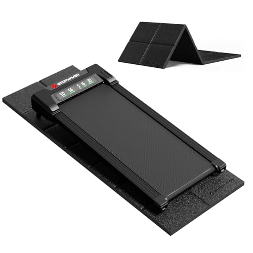 Stepwaver Walking Pad Mat for Carpet Floor, 68"x24", Treamill Mat for Hardwood Floors, High Density, 0.2" Thickness, Folable, Floor Protection for Bike, Elliptical, Treadmill