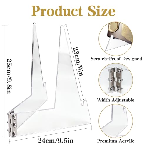 Primst Acrylic Championship Belt Display Stand – Stable Triangle Design, Heavy-Duty & Easy to Assemble, Universal Holder for Wrestling, Taekwondo, Boxing Title Belts