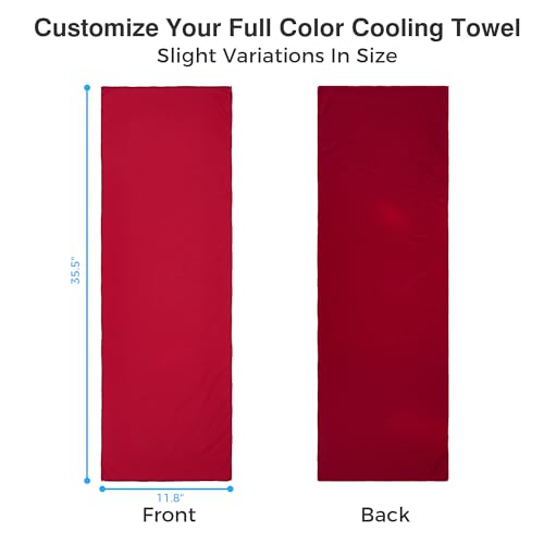 30-5000 Pack Custom Personalized Beach Rally Cold Towels with Photos Names Text Logo，Customizable Cooling Golf Gym Towel Super Dry, for Sports Events Brand Fitness Pool Bath Swimming Women Men