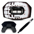 DAMAGE CONTROL Youth Football Mouth Guard – Breathable No Boil Mouthpiece, Protects Lips & Teeth, Works with Braces, Includes Helmet Strap – Sports Gear & Accessories (Blurr) - color: Blurr