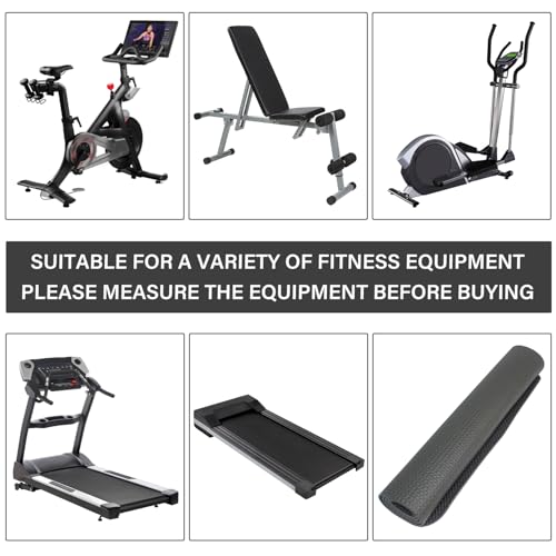 Bike Mat,Treadmill Mat,Compatible for Elliptical,Exercise Bikes, Stationary Cycles,Spin Bike,Under Exercise Bike Trainer Pad for Indoor Stationary Gym Fitness Equipment Hardwood Floor Protector - size: 74.8" x 32"