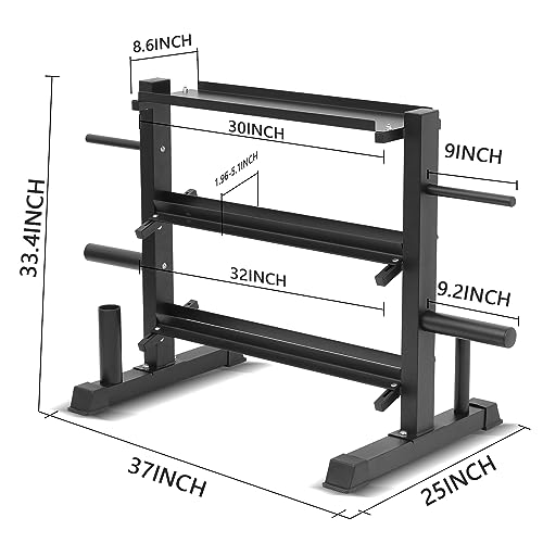 Adjustable Dumbbell Rack, Organizer Stand, Storage Rack for Kettlebells