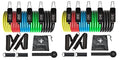 BodyForge Resistance Bands, Exercise Bands, Resistance Bands for Working Out, Work Out Bands with Handles for Men and Women Fitness, Strength Training Home Gym Equipment - size: 2 Pack