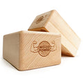 WOODPOWER BalanceBlocks - Handstand Blocks & Yoga Block in One - Bodyweight Training, Gymnastics, Acrobatics, Yoga, Yoga prop and accessory, Lightweight, Good for Travel, Premium European Quality (Pack of 2) - size: Flat Edition