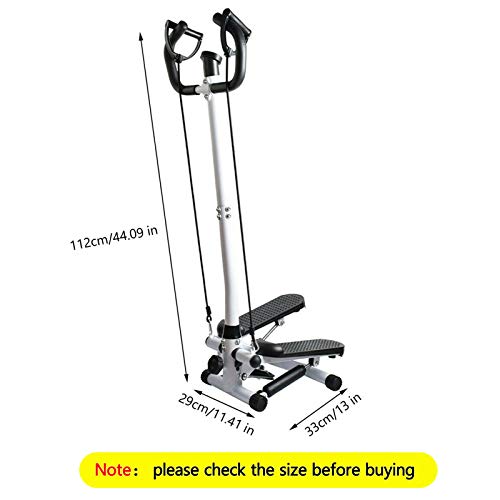 MAD HORNETS Fitness Workout Exercise Air Stair Stepper Machine Cardio Equipment with Handle bar, Multi-Function LCD Moniter