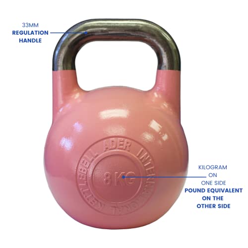 Ader Pro-Grade International Kettlebell- (8 Kg)
