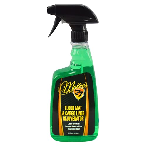 McKee's 37 - Floor Mat & Cargo Liner Rejuvenator | 2-in-1 Rubber Rejuvenator & Car Floor Mat Cleaner for Auto Detailing, Water-Based Formula (22oz) - size: 22 Fl Oz (Pack of 1)