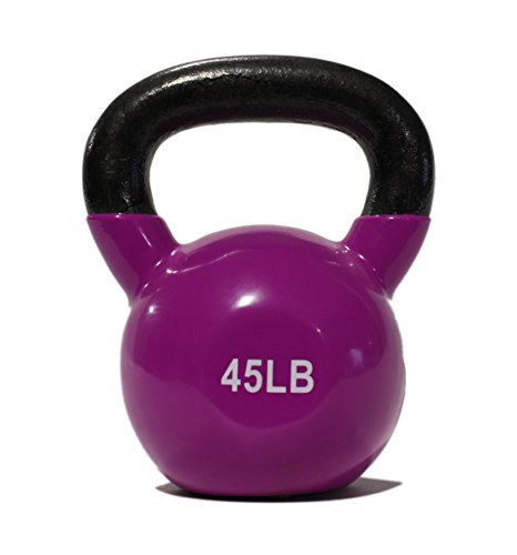 DWC Kettlebell for Strength Training, Economy Price for Professional Quality, Vinyl Coated