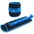 Ankle/Wrist Weights for Women, Men, Kids - Arm Leg Weights Set with Adjustable Strap - Running, Jogging, Gymnastic, Physical Therapy, Fitness - Choice of 1 lb 2 lbs 3 lbs 4 lbs 6 lbs 8 lbs 10 lbs - style: 8 lbs pair (4 lbs each), Light Blue