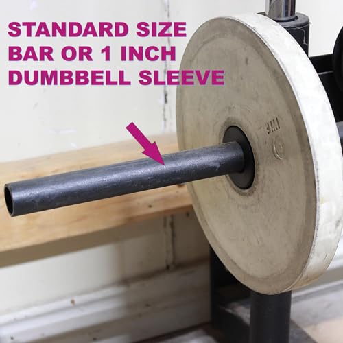 Olympic Weight Plate to Standard Bar Conversion Adapters (2" to 1") Sold in Pairs for 1" Thick Plates for Gym Fitness Weight Equipment Made in USA