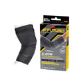 FUTURO Premium Compression Elbow Sleeve, with Wrap-Around Strap and Two Gel Pressure Pads, for Mild Tendonitis, Golfer’s Elbow, Tennis Elbow, Swelling, Sprains, and Strains, S/M - size: Small/Medium