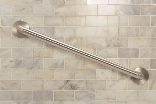 Moen R8718D3GOWB Bathroom Safety Ultima 18-Inch Designer Bathroom Grab Bar with Curl Grip, Old World Bronze - color: Old World Bronze