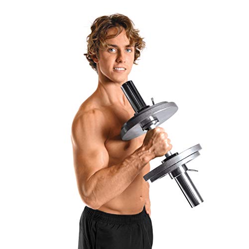 CAP Barbell Olympic Dumbbell Handles | Multiple options - style: Chrome