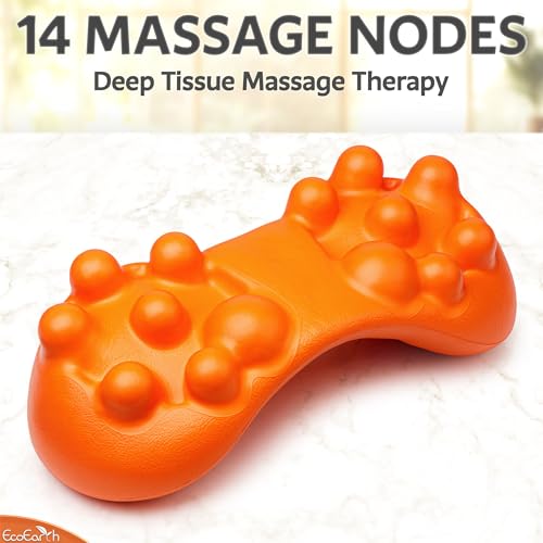 EcoEarth Hip Massager for Psoas Release (Firm) - 14 Massage Nodes for Sciatica & Piriformis Syndrome Pain Relief - Trigger Point Deep Tissue Massage Tool for Hip & Lower Back Pain - style: Firm