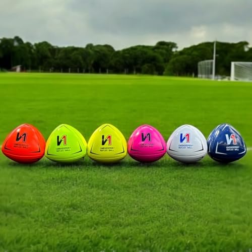 ONEKEEPER Soccer Reflex & Reaction Ball - White, Orange, Blue, Pink, and Fluo Yellow, Agility and Coordination Training for Kids and Juniors (Pump Not Included) - color: Blue
