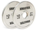 XMASTER FITNESS Chrome Steel Change Plates - size: 10LB Pair