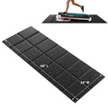 CIIHI Foldable Rubber Treadmill Mat - Walking Pad Mats for Home Fitness - Bike Gym Mat in High Resilience, Floor Protector with Non-Slip Texture, Easy to Clean