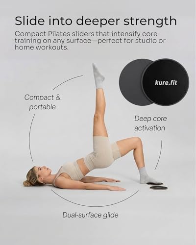 Pilates Kit for Women – Home Pilates Equipment Set with Ring, Ball & Resistance Bands | Pilates Starter Kit with Accessories in Gift Box - color: Black, style: Core Kit - 10PC