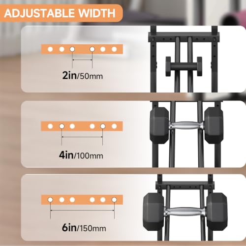 SYQ 3 Tier Dumbble Rack - 550LB Capacity Adjustable Dumbbell Storage Rack Space-Saving Home Gym Weight Rack For Dumbbells And Kettlebells