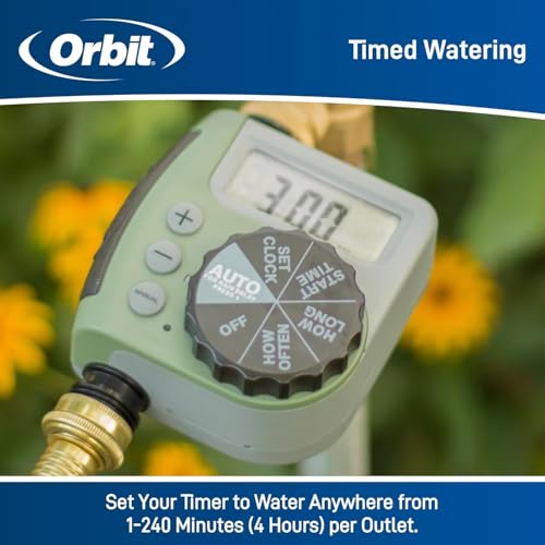 6-Pack (6 Total Timers) Orbit One Outlet Single-Dial Hose Faucet Timer - size: Single ( 6 Pack )