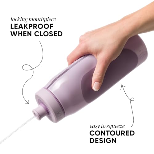 Simple Modern Rally Squeeze Plastic Water Bottle | 30oz Locking Leakproof Cup for Gym, Sports, Electrolytes, Travel | Blush Mix - color: -Blush Mix