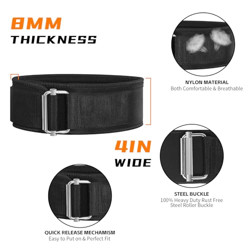 weight Lifting Belt for Men and Women Wide Weight Belt,Lifting Support for Men for Weightlifting,Power Lifting,Squat,Gym Training,and Back Support - size: Small