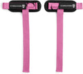 Gymreapers GripLink Lifting Straps – Heavy Duty D-Ring Weight Lifting Wrist Straps with Anti-Slip Silicone Grip Beads, Adjustable Support for Deadlifts, Powerlifting, Cable Machines & Gym Training - color: Pink