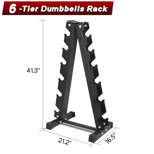 Ritfit 5-650 LBS PVC Encased Hex Dumbbell Sets with Optional Rack for Home Gym, Hand weight with Chrome Handle for Strength Training,Workouts - style: (5+10+15+20+25+30)210LBS SET