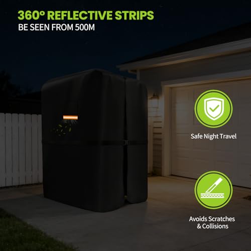 Workout Equipment Cover Compatible with SincMill, 600D Oxford Home Gym Equipment Cover, Protect for Gym Equipment for Home Garage/Home Gym Equipment With Air Vent & Reflective strip-41"L×69"W×73"H
