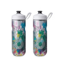 HydraPak | Polar Bottle - Polar Sport Insulated Water Bottle 2-Pack - BPA-Free, Sport & Bike Squeeze Bottle with Handle (Splash Multi, 600ml / 20oz) - color: Splash Multi, style: 20oz/600ml (2-Pack)