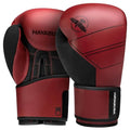 Hayabusa S4 Leather Boxing Gloves for Women & Men - color: Red, size: 12 oz