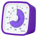 Yunbaoit Visual Timer, Silent 60-min Countdown Timer for Kids, Purple | Protective Case, Time Management Tool, Mute and Ringing Alarm Available, Low Power Reminder, for Study,Game,Work,Fitness etc - color: Purple