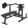 Chest Press Machine, 2"*2" Chest Workout Equipment with Independent Converging Arms Adjustable Incline Bench for Chest & Arms, AB Workouts, Shoulder - color: Black