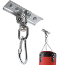 Silver Heavy Duty Punching Bag Hanger with 360° Swivel, Reinforced Steel Heavy Bag Ceiling Mount Holds 300 lbs for Boxing, MMA & Home Gym, Professional Punching Bag Mount - color: Silver 1 PCS