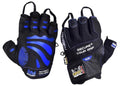 Gym Gloves Protect Your Hands & Improve Your Grip Weightlifting Grips - color: Blue, size: Small