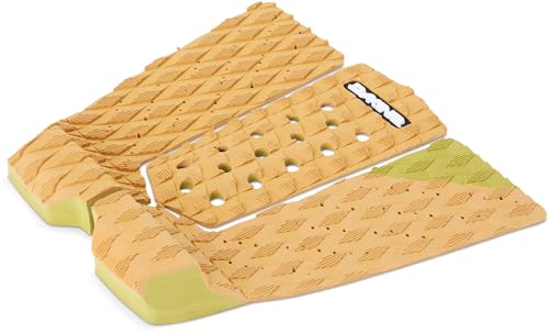 Dakine Surfboard Traction Pad, Jackson Dorian Pro Surf Traction Pad, Surf Traction Pad with 3M Adhesive, Traction Pad Surfboard Grip - color: Honey Mustard