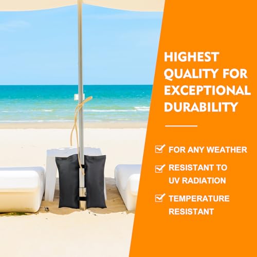 Canopy Weight Bags,4 Pack Heavy Duty Sand Pouch for Outdoor Gazebo Instant Shelter Pergola Tent,Empty Windproof Stabilizer Foot Weights - size: 13''x14''(4pcs)